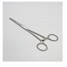 솜 넣는 겸자 가위 대형, silver, 1개