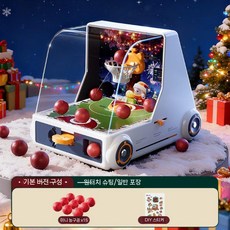실내 농구 게임기 자동 슈팅 점수판 장난감 홈 스포츠 놀이, 새해 체험판 바구니X 점수X 농구공10개
