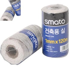 건축용 목공 실 1mm 120m 코튼로프 먹실 미장실 목수실 메이슨라인 ats9133RK, 단일