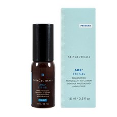 SkinCeuticals 修麗可 AOX+ EYE GEL 眼部精華 15ml 針對眼周光老化與疲憊痕跡, 1個, AOX+全效緊緻抗老眼霜 15ml