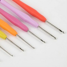 s1u0n8oct 꿀템 니트코바늘 굵기별 코바늘 뜨개질 모사용 10종 세트, 1개