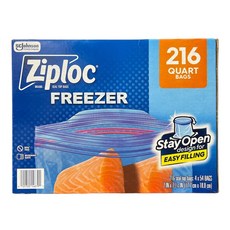 Ziploc 雙層夾鏈冷凍保鮮袋 中 (M), 1個, 54個裝