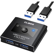 디스플레이포트 스위치 2개 출력 1개 입력 8K60Hz DP 1.4 선택기 박스 단방향 스위처 듀얼 PC 및 게임 콘솔용 4K144Hz DSC 지원 케이블 미포함, USB Switch