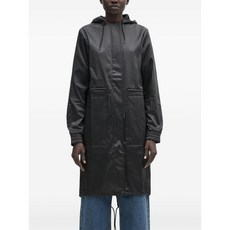 레인스 스트링 후드 포켓 파카