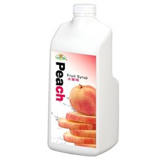 福樹 濃縮果汁 糖漿 2.5KG, 1個, 水蜜桃濃糖果汁