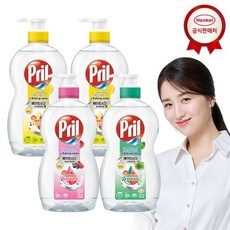 프릴 베이킹소다 700mlx4개 주방세제25277676, 그린 허브, 700ml