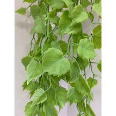 葡萄藤葉 人造葉 仿真綠植 居家佈置 牆面裝飾, 淺綠, 1個