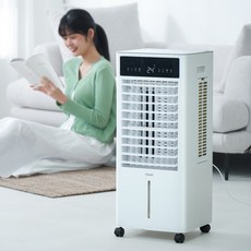 한경희 3면냉각 AI 초강력 냉풍기 에어쿨러 얼음팩 8개 포함, 화이트 화이트
