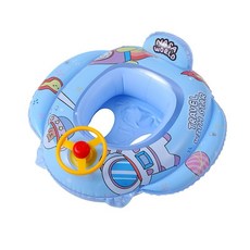 有感選物 台灣現貨 網美造型泳圈 拍照泳圈 人魚泳圈 亮片泳圈, 太空人圓盤坐圈（適合1-5歲）, 1個