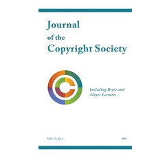 (영문도서)Journal of the Copyright Society Volume 72(1) Paperback, English, 9781967505036