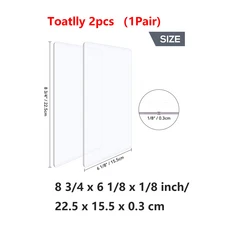 다이 커팅 머신용 표준 커팅 패드 폴리카보네이트 플라스틱 오리지널 커팅 교체 플레이트 22.5x15.5cm 2, 04 2pcs_01 CHINA