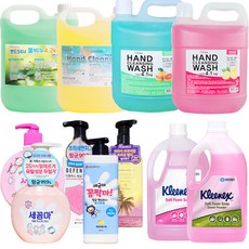 테온셀 물비누 거품비누 핸드워시 500ml 300ml 4.2kg 비누케이스 대용량 손세정제 업소용 리필, 14.56034 소프트폼솝로즈라일락향1.95L
