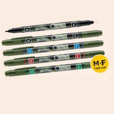 물로 지워지는 OHP 트윈펜 물펜 액체분필 4색세트 강템, 1개