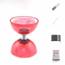 휴대용 가죽 소프트 그릇 모양 요요 엔터테인먼트, 1개, 3. Red