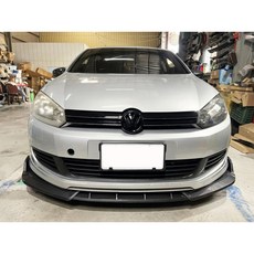 適用於 VW GOLF 5 6 POLO 競速版 水轉印卡夢 前下巴, 1個