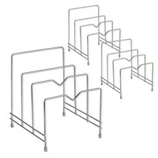 긱보드 폭 넓은 간편 스탠드 도마 냄비뚜껑 거치대, 3P