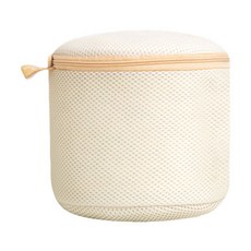 手提加厚洗衣袋 S號 綠色 平面款 旅行收納洗衣袋, 白色(內衣款), 1個