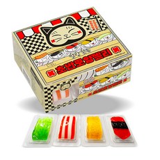 초밥모양 마시멜로우 젤리 16gx12개 스시젤리 사무실 어린이 제리 학원 간식, 16g, 12개