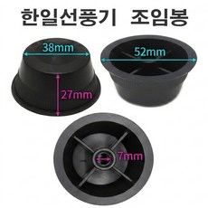 선풍기날개 팬 조임봉 안전망 왼너트, 1개, 한일조임