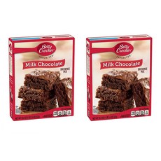 Betty Crocker 베티크로커 브라우니 만들기 믹스 밀크초콜릿 Milk Chocolate 522g 2개