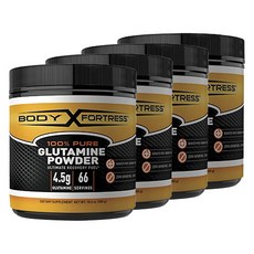 BODY FORTRESS 無麩質Glutamine沖泡粉, 4罐, 300g