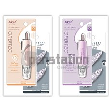 오발 수정테이프 마카롱시리즈 QSR-506/B 세트, 마카롱 애프리콧 세트+마카롱 퍼플 세트, 1개