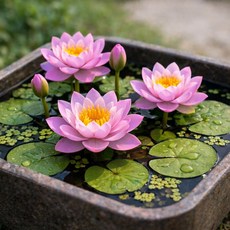 미니 연꽃 모종(발아 싹틔움완료 줄기 5~15cm)20촉 국내생산 연꽃 씨앗 키우기 수련, 20개