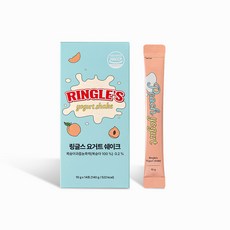 링글스 생유산균 요거트 쉐이크 복숭아맛 10g x 14포, 2개