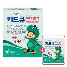 [런칭기념1+1] 일동제약 키드큐 비타젤리 40포 1+1 세트, 600g, 2개