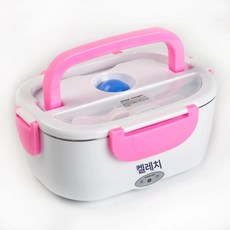 차량용 전자레인지 화물차 차박 12V 트럭 콘센트 2단 자동차 캠핑 제품 24V, 3.핑크(자동차)