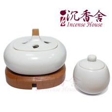 沉香舍 方圓電子薰香爐 - 定時調溫 原廠禮盒包裝, 1個
