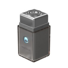 MOZTECH x OLIBEAR 電動迷你刮鬍刀鼻毛修剪套組，全機防水迷你便攜刮鬍刀, MOZ電動迷你刮鬍刀+鼻毛剪套裝 烏龍灰