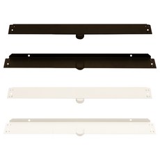 스피드랙 행거 봉 받침대 500mm, 블랙(좌측), 1개