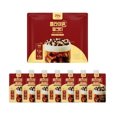 플라이밀 고단백 단백질 쉐이크 파우치 밀크티, 7개, 45g