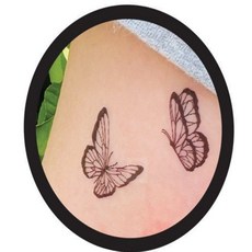 끈이스토어 타투스티커 레인보우 그림타투 이모티콘스티커