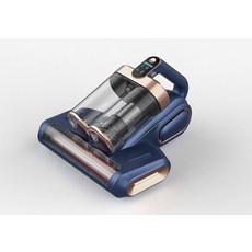 雙塵杯滾刷除蟎儀拍打家用床上吸塵器大吸力紫光殺菌機除蟎機, 中文包裝, 灰藍色