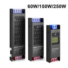 알루미늄 DC 12V LED 변압기 AC 110V 220V 전원 공급 어댑터 조명 드라이버 스위칭 장치 60W 150W, 02 24V용, 02 250W