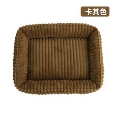 冬季保暖寵物窩 貓窩 狗窩 寵物床 寵物用品 狗狗床, 仿兔毛絨寵物窩-卡其色,XS-40X30cm(建議2.5kg內), 1個