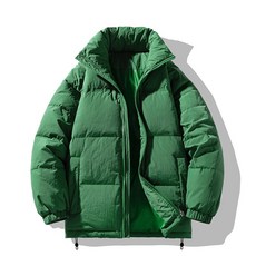 FORTEI 寬鬆立領白鴨絨羽絨大衣