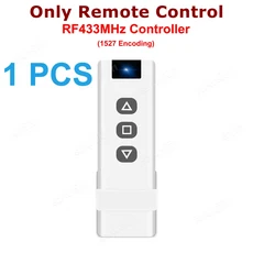 Tuya WiFi RF433 스마트 커튼 스위치 컨트롤러 연결 롤러 셔터 블라인드 모터 스위치 Alexa Google 홈용 스