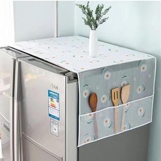 Kinteshun 냉장고 세탁기 방진 커버 건조기 상단 주방 용품 정리함 포켓 포함 157628 6244907569, Kinteshun 냉장고 세탁기 방진 커버, 건조기 상, 냉장고 방진 커버