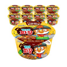 팔도 뽀로로 짜장 컵라면, 8개