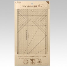 Clover 方眼定規尺 30cm x 15cm, 1個