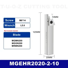 MGEHR 외부 홈 가공 2020 3232-1.5/2/2.5/3/4/5/6 선반 커터 바 CNC 홀더, 17 MGEHR2020-2-10-B