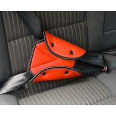 DMS 어린이 성인 겸용 안전벨트가드, 오렌지, 1개