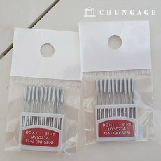 공업용 오버록바늘 DC11호 14호