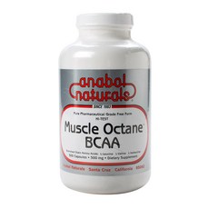 anabol naturals 肌肉辛烷 BCAA 500mg 膠囊, 500 件, 1個