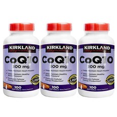 커클랜드 코큐텐 코엔자임Q10 300mg 100정, 100회분, 3개