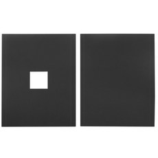 구멍통과 햇빛모습 직진실험용 검정도화지 2p 과학키트 과학교구 중등기관 모둠토의, 2개