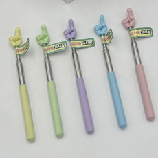 프랜즈 손가락 지시봉 랜덤 4단 길이조절 지휘봉 69cm, 2개